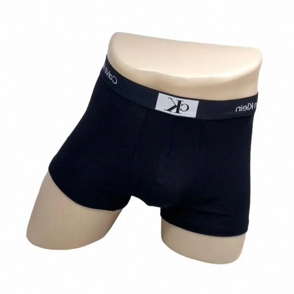 Calvin Klein 3 Pack Trunk Underwear Cotton Stretch NB3528001 Size Men's Black